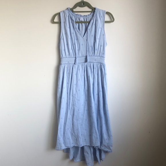 Old Navy Dresses & Skirts - Blue Eyelet Midi Dress